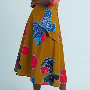 Eva Franco Betta A-Line Midi Skirt